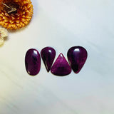Large Purple Mixed Spiny Oyster, Set of 4 Background
