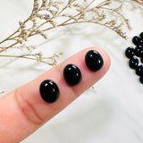 7x9mm Oval Onyx, Set of 20