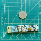 Medium Mixed Bar Mixed Turquoise, Set of 9 Dimensions