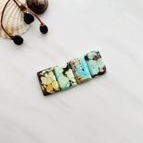 Medium Mixed Bar Mixed Turquoise, Set of 4 Background
