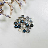 4x4mm Round Labradorite, Set of 20