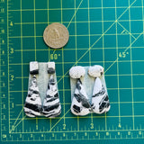 Large White Mixed White Buffalo Dolomite, Set of 8 Dimensions