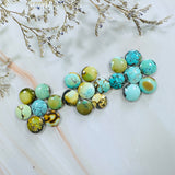 Small Mixed Round Mixed Turquoise, Set of 21 Background