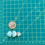 Medium Sky Blue Freeform Carico Lake Turquoise, Set of 3 Dimensions