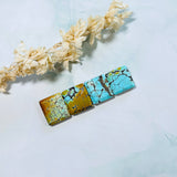 Large Mixed Square Mixed Turquoise, Set of 4 Background