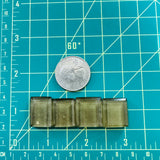 Medium Swamp Green Bar Rosarita, Set of 4 Dimensions