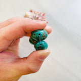 Medium Ocean Blue Oval Yungai Beads, Set of 3 Extra