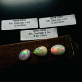Authentic Ethiopian Mixed Opal Cabochons, set of 3