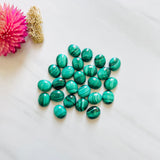 10x12mm Oval Malachite, Set of 1