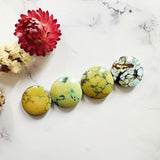 Large Mixed Round Mixed Turquoise, Set of 4 Background