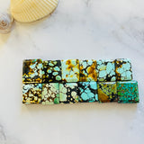 Medium Mixed Bar Mixed Turquoise, Set of 12 Background