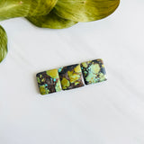 Medium Royal Orange Square Treasure Mountain Turquoise, Set of 3 Background