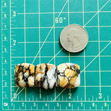 Large Royal Orange Barrel Purple Lavender Variscite, Set of 3 Dimensions