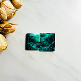 Large Deep Blue Bar Crescent Lake Variscite, Set of 2 Background