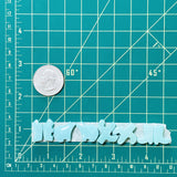 Small Sky Blue Mixed Sonora Turquoise, Set of 8 Dimensions