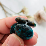 Medium Sky Blue Nugget Milky Way Beads, Set of 3 Background