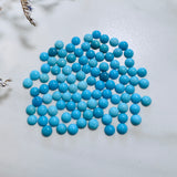 5x5mm Round Sleeping Beauty, Set of 4