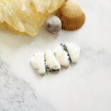 Medium White Mixed White Buffalo Dolomite, Set of 4 Background