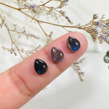 6x8mm Teardrop Labradorite, Set of 2