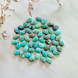 5x7mm Oval Green Egyptian, Set of 4