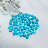 5x5mm Round Blue Ridge, Set of 10