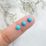 5x5mm Round Blue Ridge, Set of 10