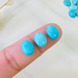 8x10mm Oval Kingman, Set of 2