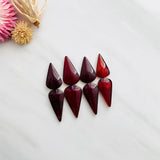 Large red Teardrop Rosarita, Set of 8 Background