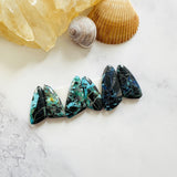 Medium Ocean Blue Freeform Yungai Turquoise, Set of 6 Background