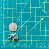 Medium Sky Blue Mixed Carico Lake Turquoise, Set of 2 Dimensions
