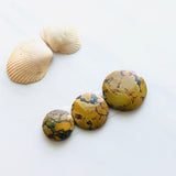 Medium Round Bamboo Mountain Turquoise, Set of 3