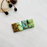 Medium Mixed Bar Mixed Turquoise, Set of 4 Background