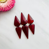 Large Red Teardrop Rosarita, Set of 6 Background
