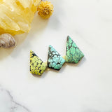 Large Mixed Shield Mixed Turquoise, Set of 3 Background