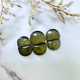 Small Swamp Green Half Moon Rosarita, Set of 6 Background