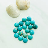 8x8mm Round Carico Lake, Set of 2