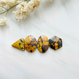 Large Royal Orange Mixed Treasure Mountain Turquoise, Set of 4 Background