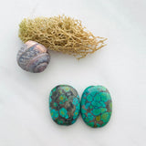 Medium Lime Green Nugget Treasure Mountain, Set of 2 Dimensions