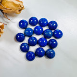 12x12mm Round Lapis Lazuli, Set of 2
