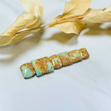 Medium Royal Orange Mixed Royston Turquoise, Set of 7 Background