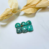 Medium Mint Green Mixed Broken Arrow Variscite, Set of 6 Background