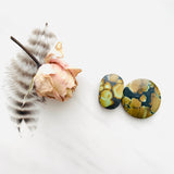Medium Earth Brown Mixed Treasure Mountain Turquoise, Set of 2 Background