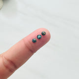 4x4mm Round New Lander, Set of 10