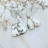 Large White Mixed White Buffalo Dolomite, Set of 7 Background