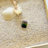 Small Tricolor Bar Tourmaline Tourmaline Background