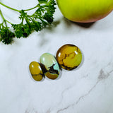 Medium Royal Orange Mixed Treasure Mountain Turquoise, Set of 3 Background