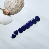 Small Deep Blue Mixed Lapis Lazuli, Set of 8 Background