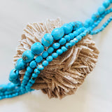 Sky Blue Blue Ridge Turquoise Smooth Nugget Beads