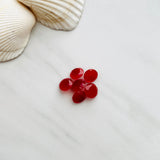 9x9mm Round Carnelian, Set of 2