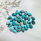 8x12mm Teardrop Carico Lake, Set of 2
